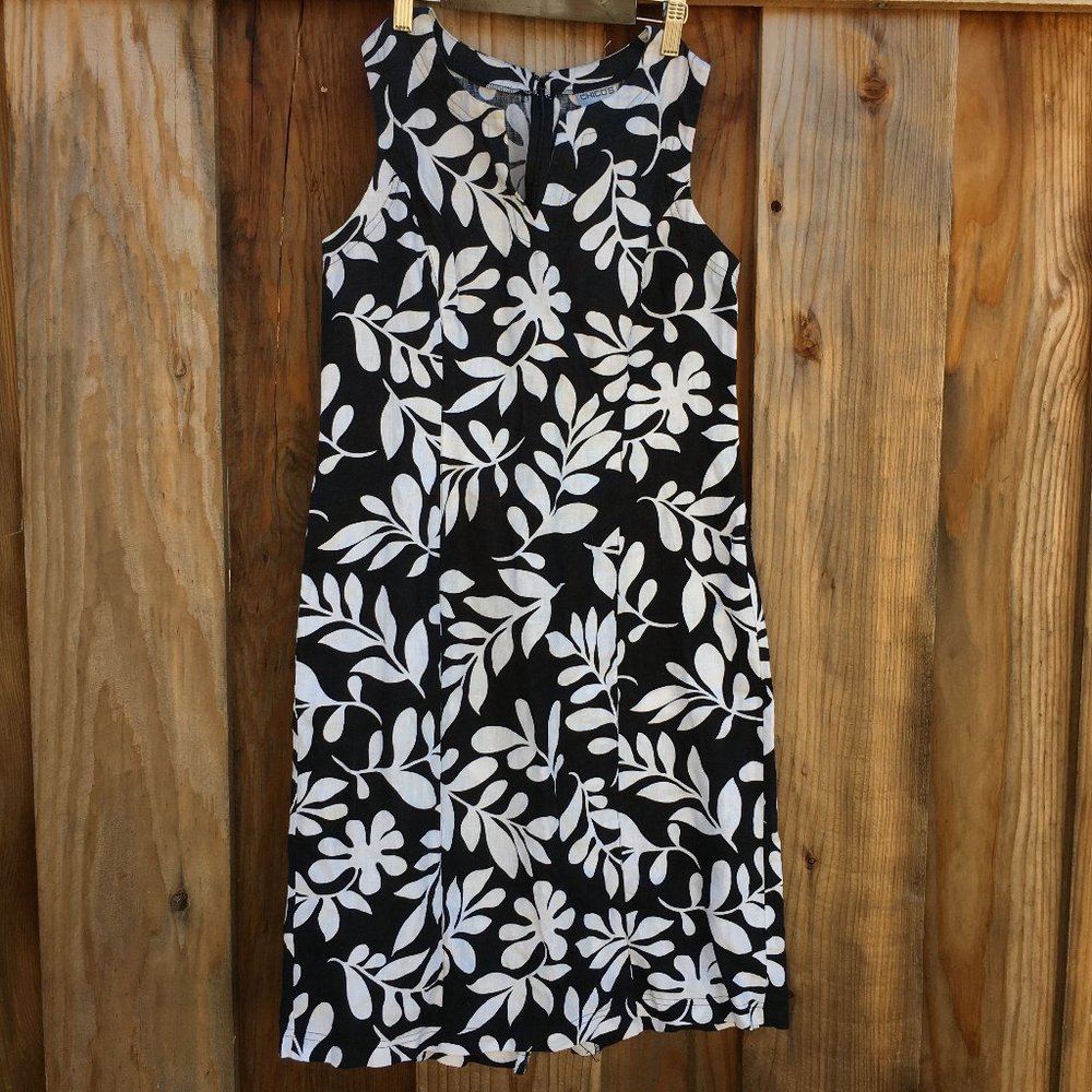 Chico’s Tropical Linen Dress